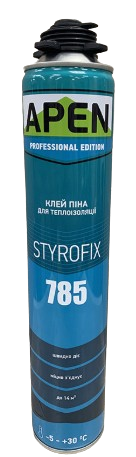 Apen Styrofix Uni Клей-піна для пінопласту (трубчаста) 750 мл
